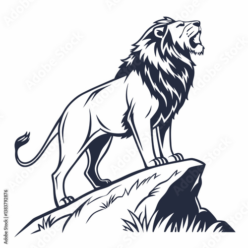 wolf vinyl ready vector illustration