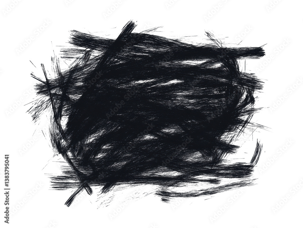 Abstract black artistic texture for creative design projects, cut out Abstract black artistic texture for creative design projects, cut out