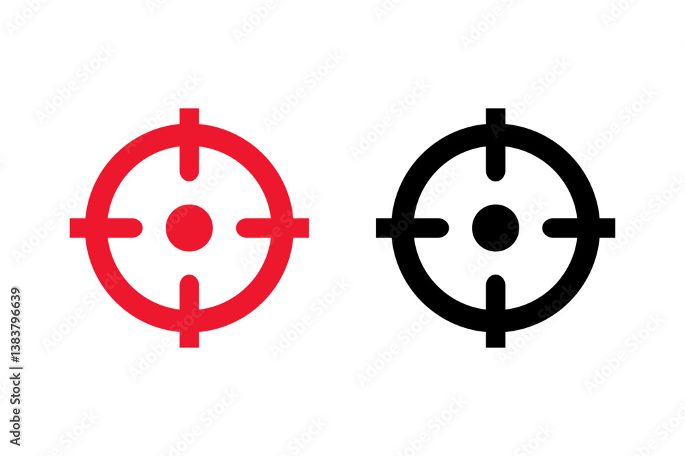 Target icon vector Target icon vector