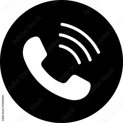  Mobile contact information icon isolated on transparent background