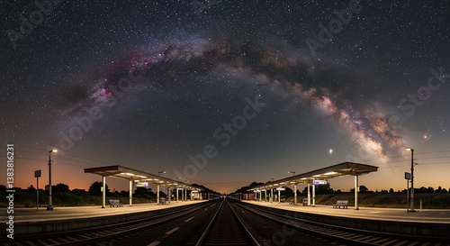 Cosmic Crossroads AI Generated