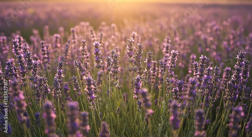Golden Hour Lavender Dreams AI Generated