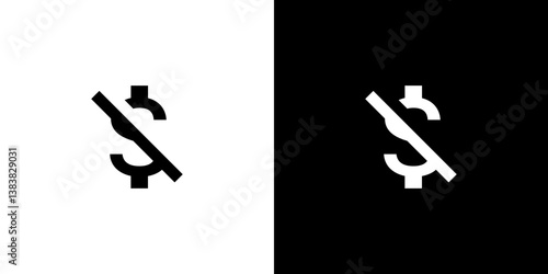 Strikethrough Dollar Icon
