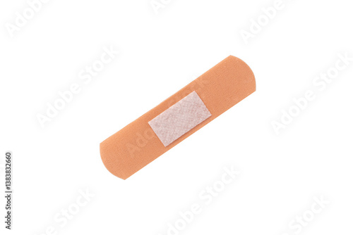 adhesive bandage isolated on white background