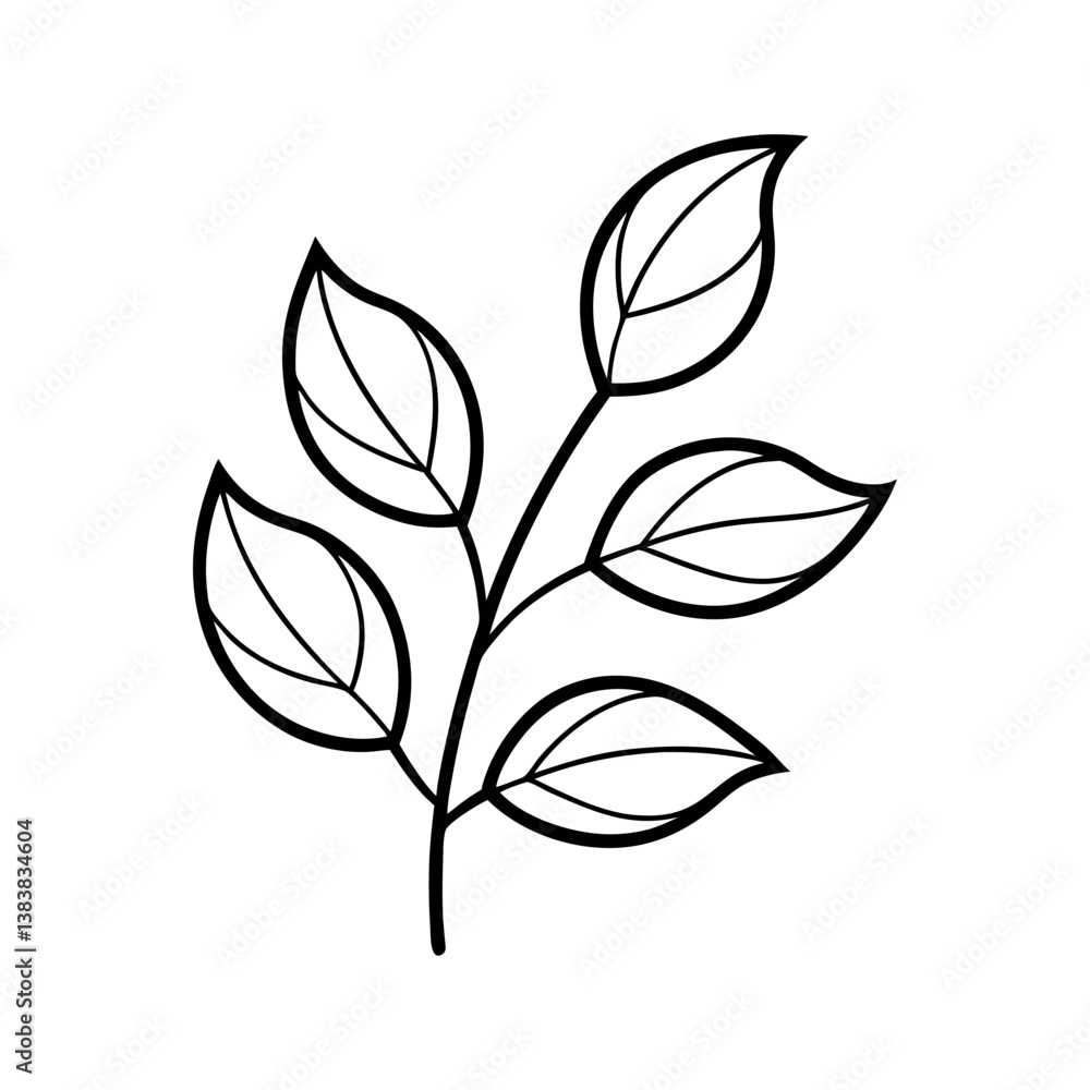 vector illustration of green leaf vector illustration of green leaf
