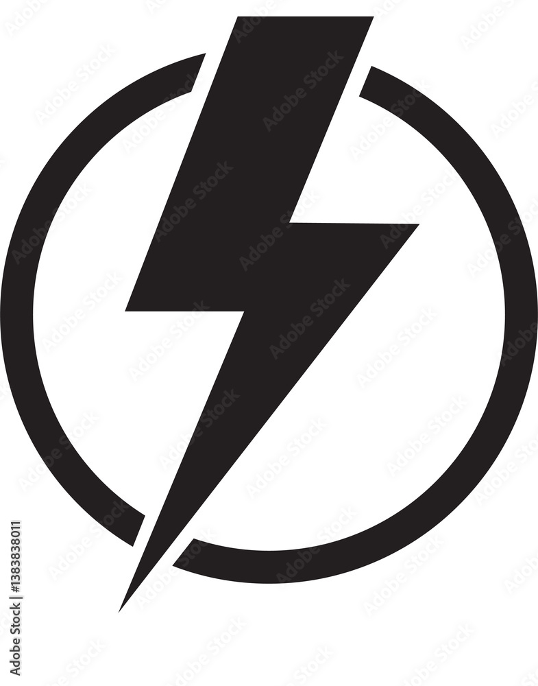 Lightning Bolt Energy Symbol Lightning Bolt Energy Symbol