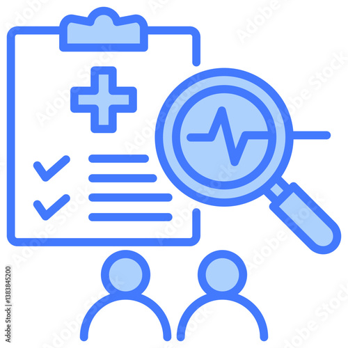 Monitoring Blue Icon