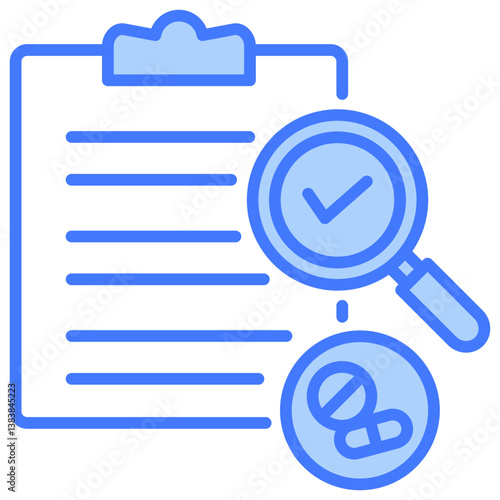 Feasibility Blue Icon