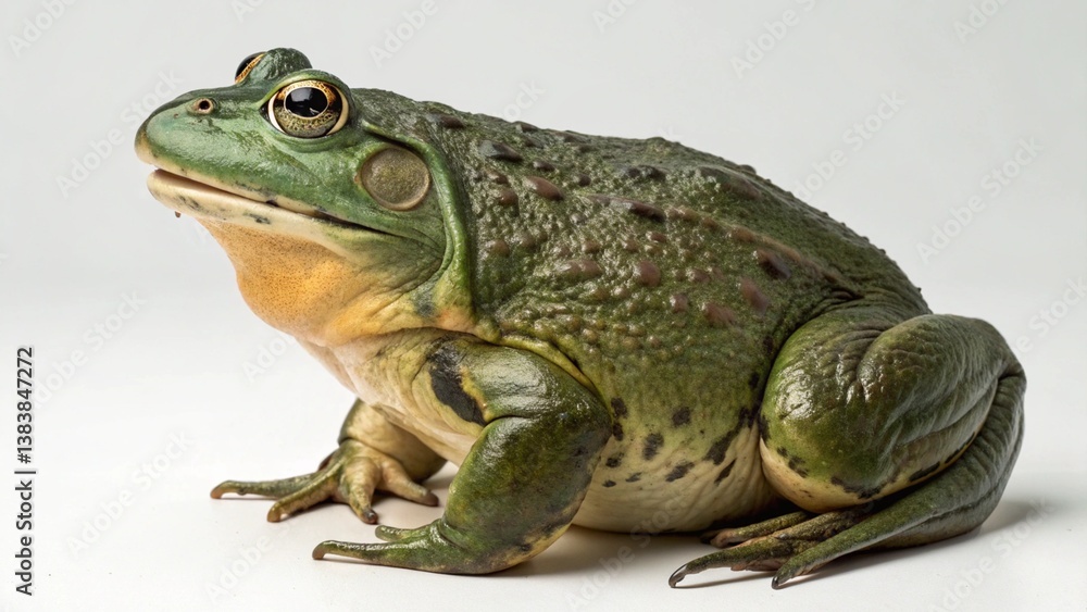 Fototapeta premium African Bullfrog on studio background 