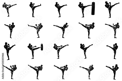 Kickboxer Svg
