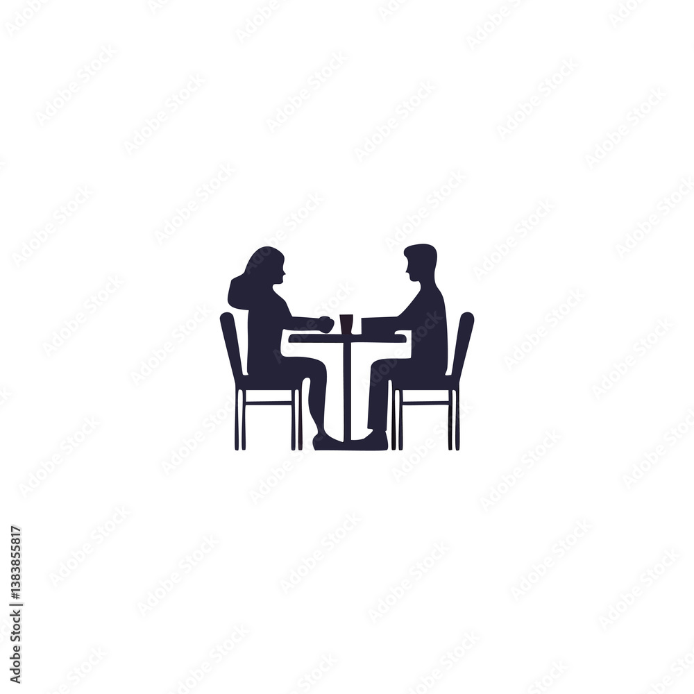silhouette of a man and woman silhouette of a man and woman