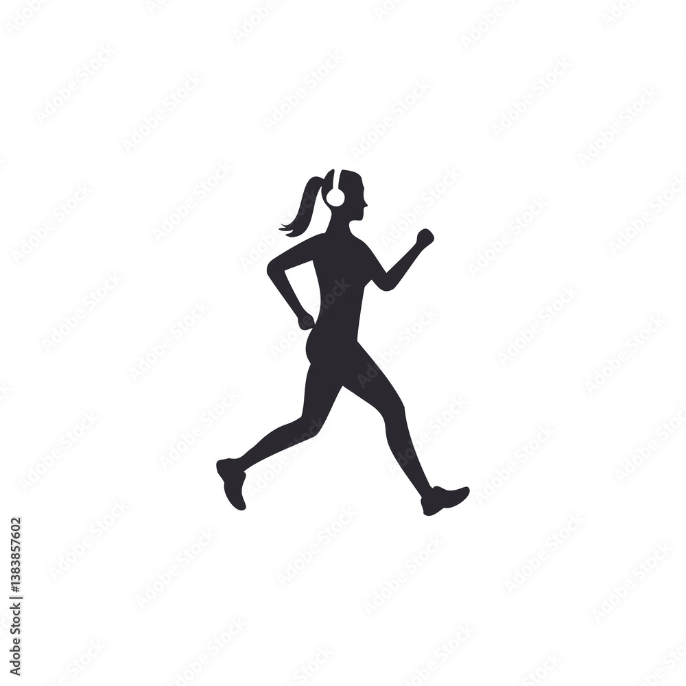 running man silhouette running man silhouette