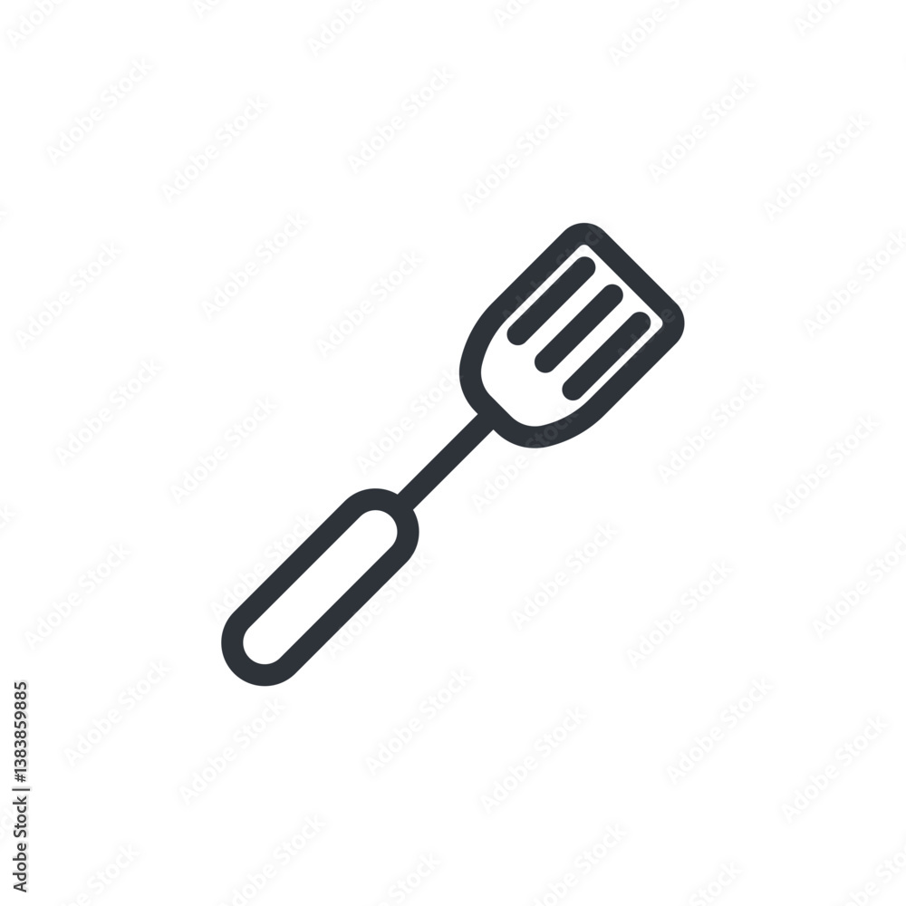 Spatula icon. Spatula Symbol sign for mobile concept and web design. Vector icon, Logo illustration, Vector graphics Spatula icon. Spatula Symbol sign for mobile concept and web design. Vector icon, Logo illustration, Vector graphics