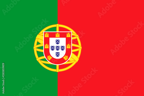 The national flag of Portugal