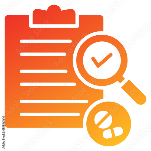Feasibility Glyph Gradient Icon