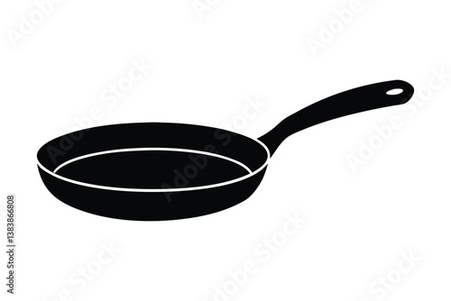 frying pan isolated on white