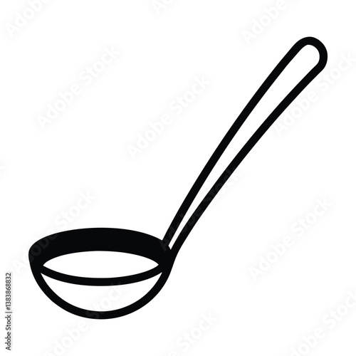 spoon on white background