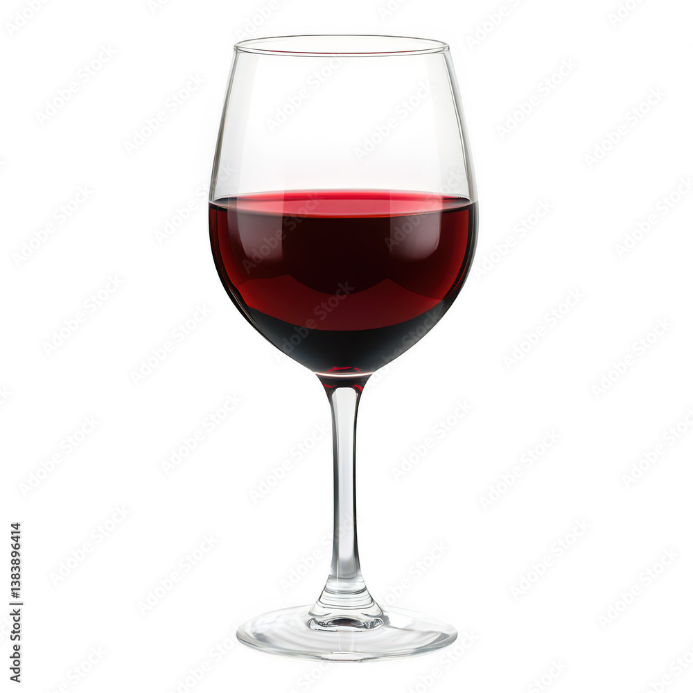 Elegant red wine glass with wine studio setting beverage photography minimalist isolated view Elegant red wine glass with wine studio setting beverage photography minimalist isolated view