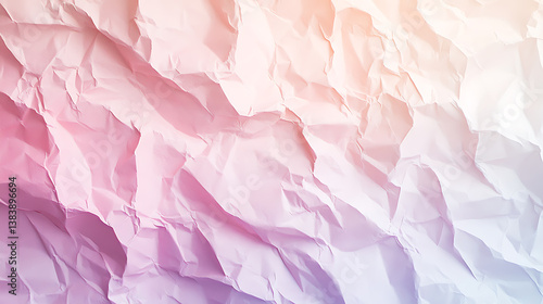 Wallpaper Mural A highresolution image showcasing the intricate details of a crumpled paper texture, serving as a background with a soft pastel color palette, embodying a minimalist and aesthetic vibe Torontodigital.ca