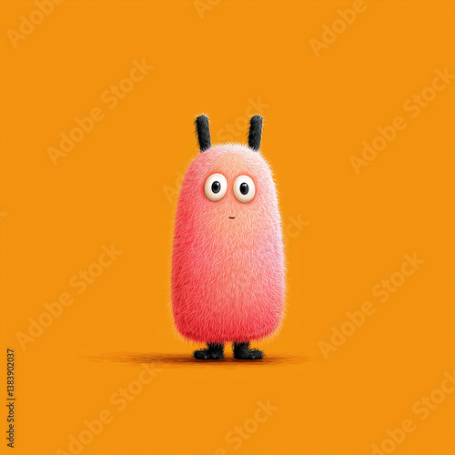 Cute monster illustration