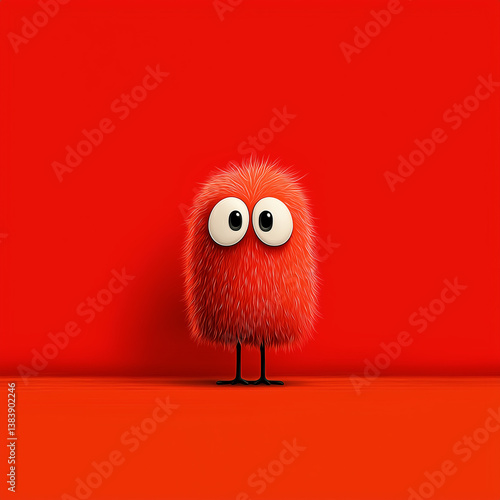 Cute monster illustration