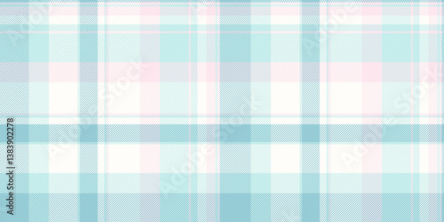 Soft pastel plaid pattern in delicate shades of blue and pink. Perfect for backgrounds, textiles, or fashion designs.