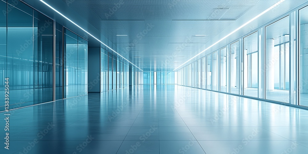 Obraz premium Modern and Minimalist Interior of a Bright Office Space