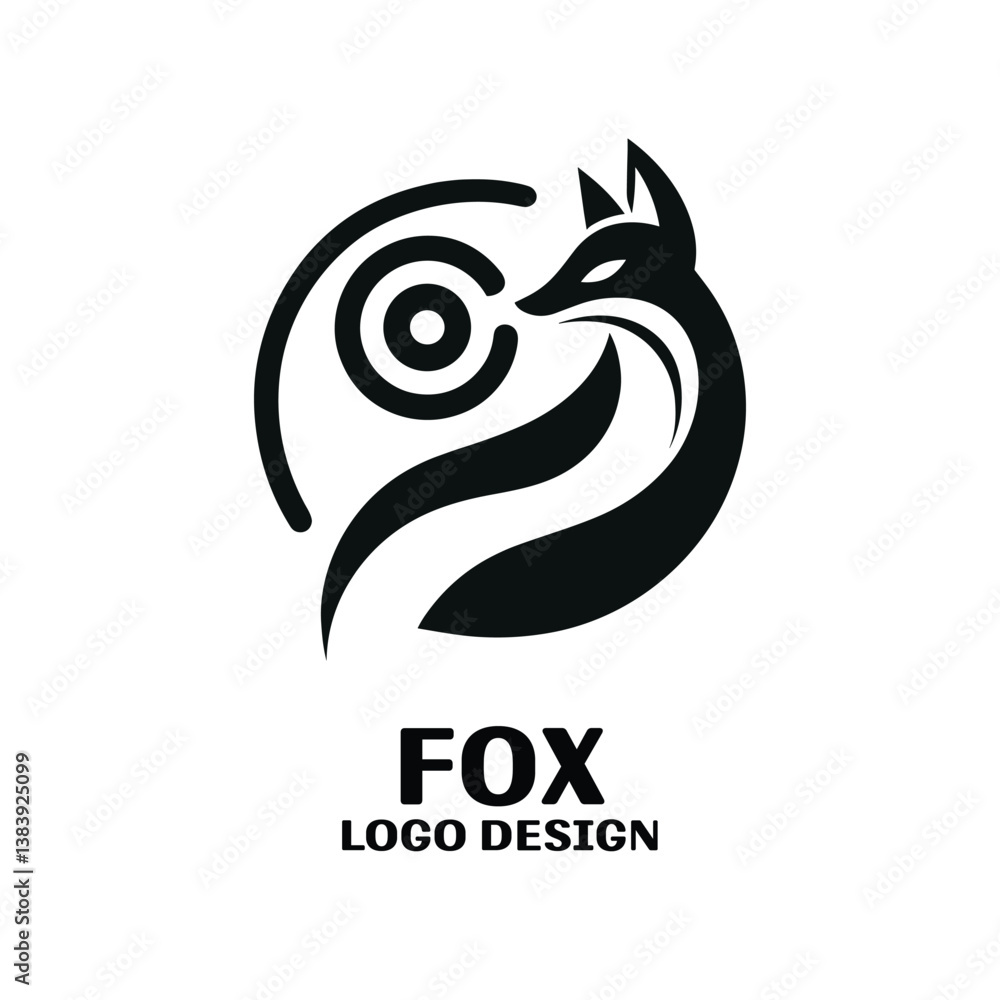 Fototapeta premium Fox Vector Logo Design