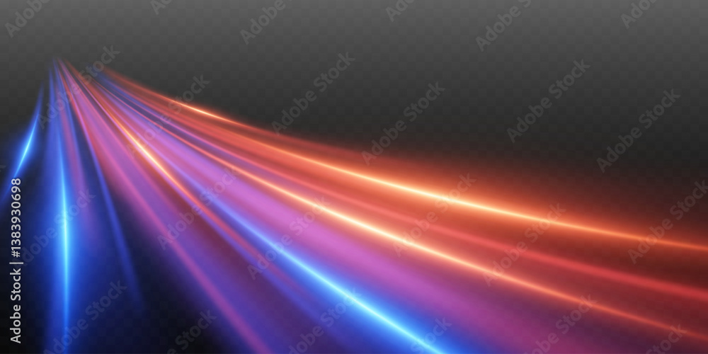 Abstract light neon lines of speed and movement. Abstract light neon lines of speed and movement.