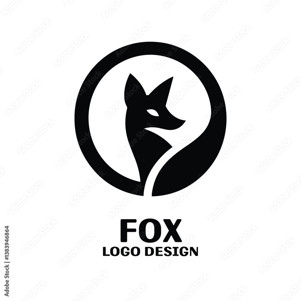Fox Vector Logo Design Fox Vector Logo Design