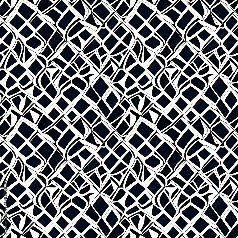 a black and white geometric pattern a black and white geometric pattern