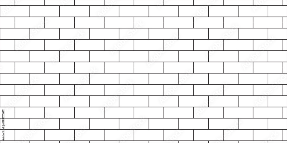 white brick wall texture and solid bricks seamless pattern background. white brick wall texture and solid bricks seamless pattern background.