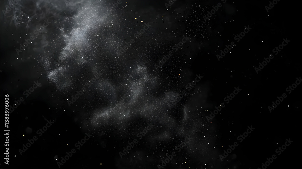 Fototapeta premium Abstract Dark Space Nebula With Stars