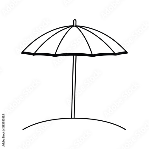 vector illustration of umbrella