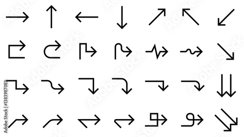 Hand-drawn Sketch Arrows Set | Vector Icons for Business & Education