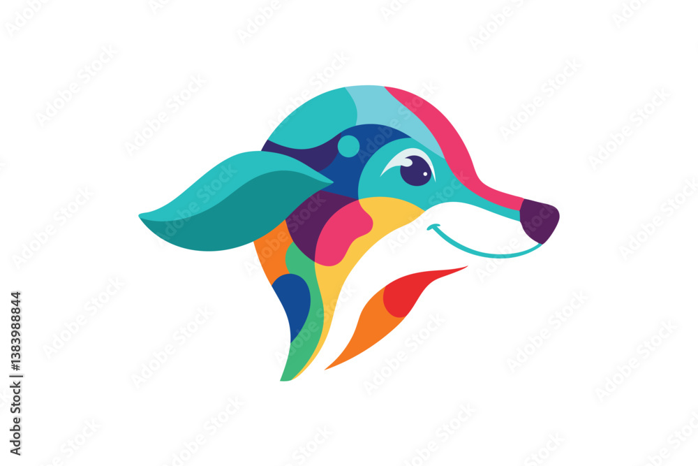 Obraz premium abstract-whale-head