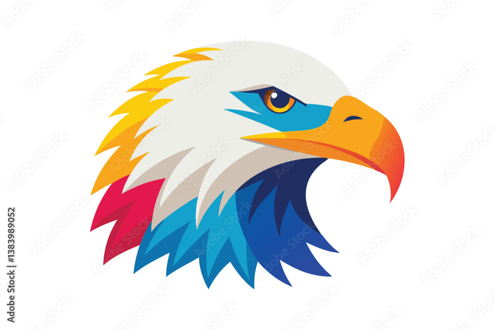 Fototapeta premium american eagle head