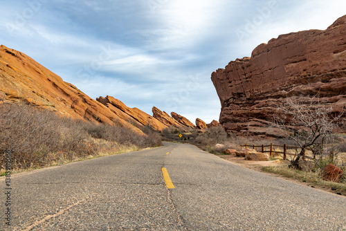 Hiking Trail at Red Rocks Park in Denver, Colorado