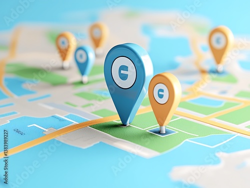 GPS Map Markers