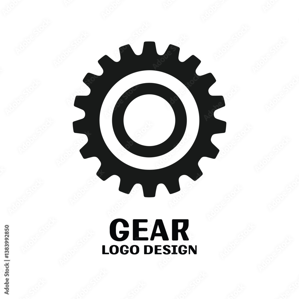 Fototapeta premium Gear Vector Logo Design