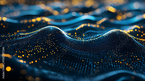 Futuristic energy grids shaping smart city frameworks digital landscape abstract visualization dynamic environment futuristic concept