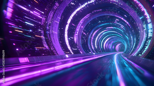 Futuristic healthcare innovations virtual reality digital art cyber environment immersive viewpoint biotechnology concepts
