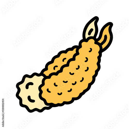 pakora vector art, pakora icon, food vector illustration