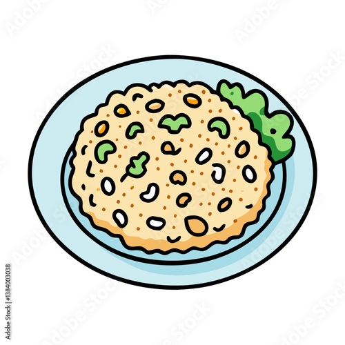 tempura vector art, tempura icon, food vector illustration