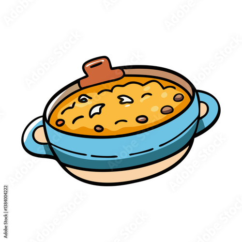 gnocchi vector art, gnocchi icon, food vector illustration