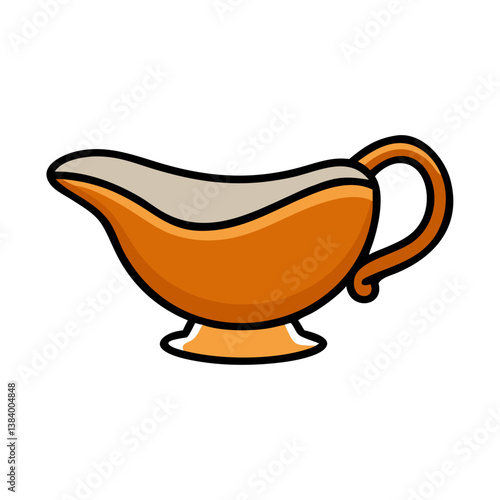 gravy vector art, gravy icon, food vector illustration
