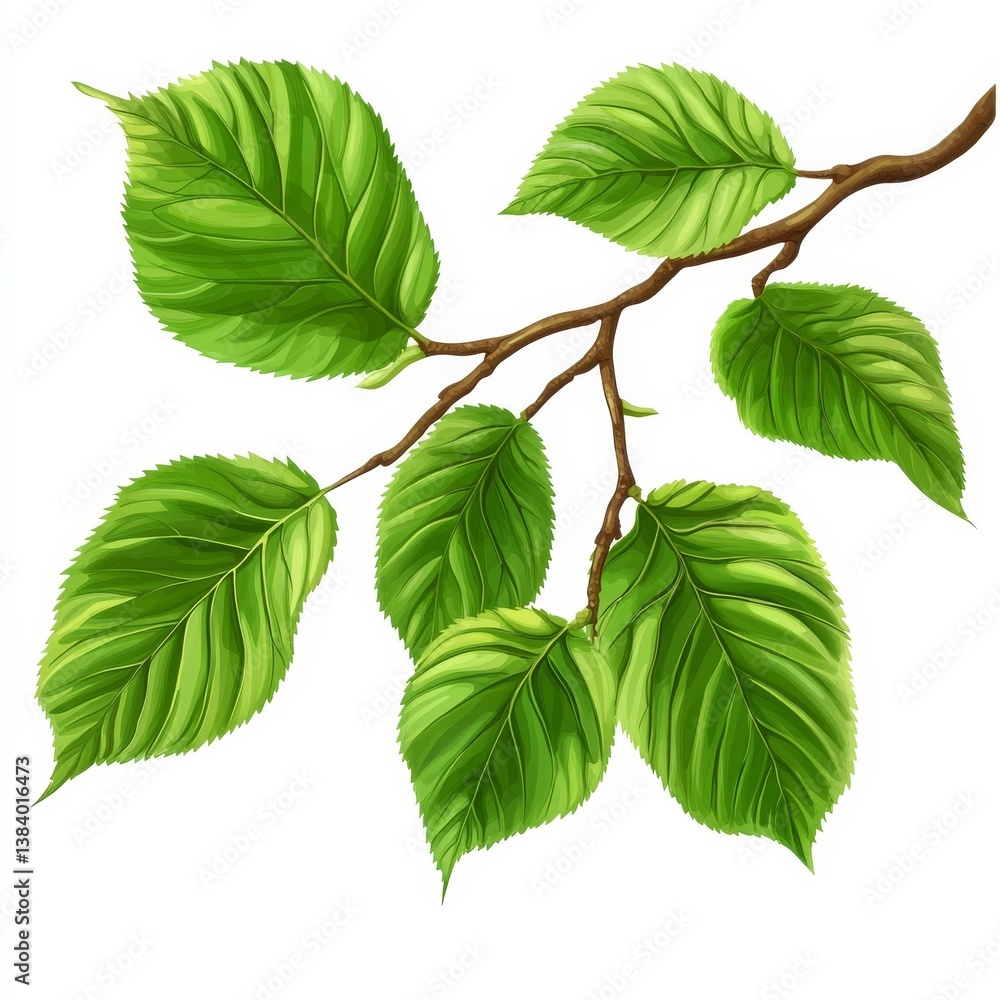 Fototapeta premium Spring/summer: beech, oak, park.