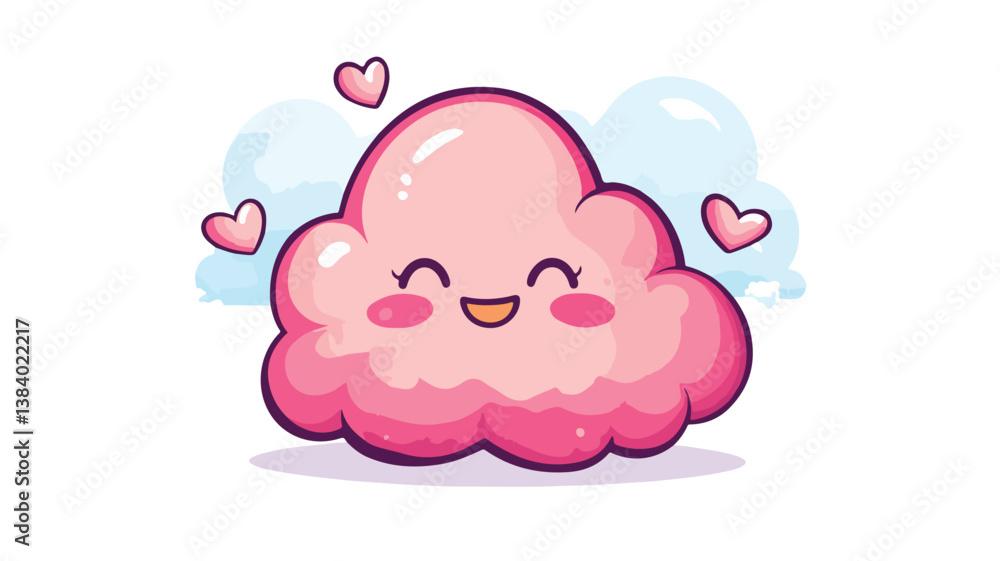Hand drawn kawaii vector illustration isolated on white background Hand drawn kawaii vector illustration isolated on white background