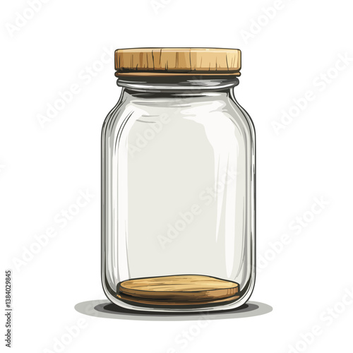 empty glass jar set,