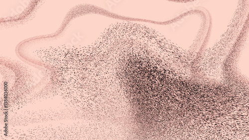 Abstract Modern Grainy Gradient Circle Wallpaper Background Wave